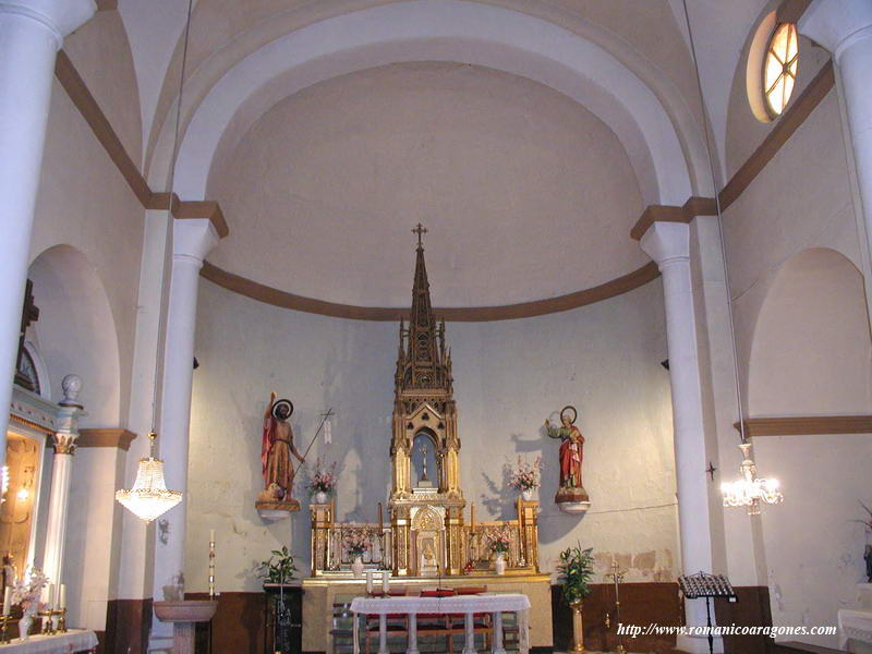 DETALLE DE LA CABECERA DEL TEMPLO